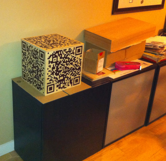 A Giant QR-cube!