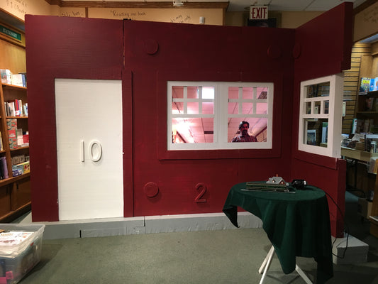 A Life Size Model Train Station Interior for Doc Christmas