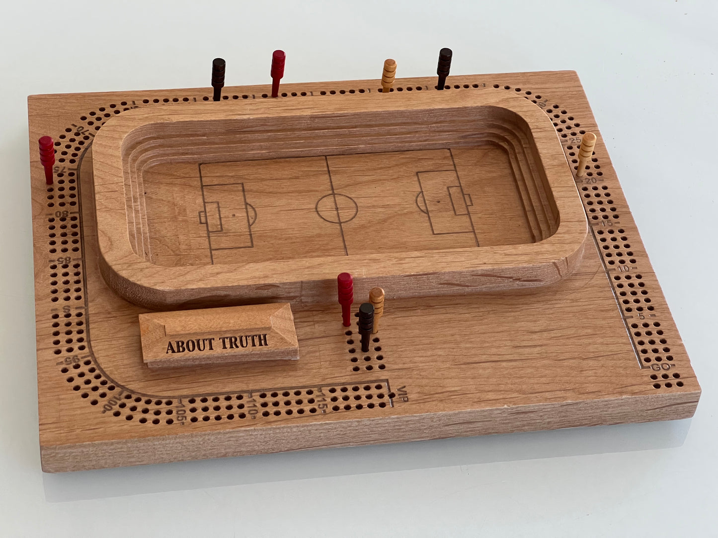About Truth : Cribbage Board and Book