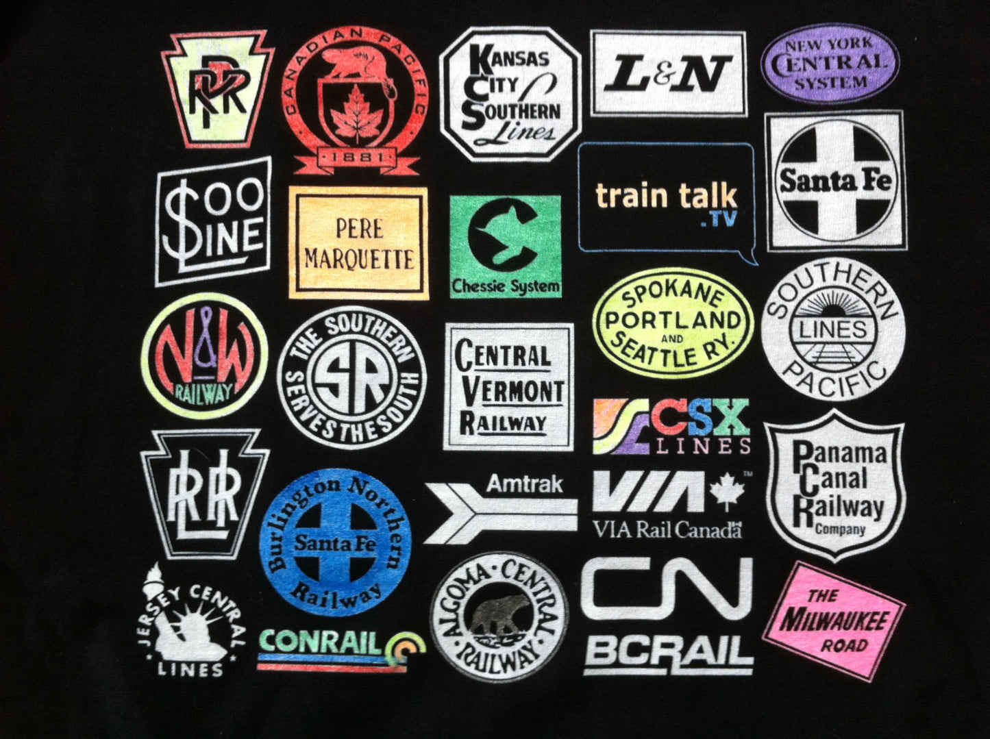 Color Your World, Black Train Logo MousePad