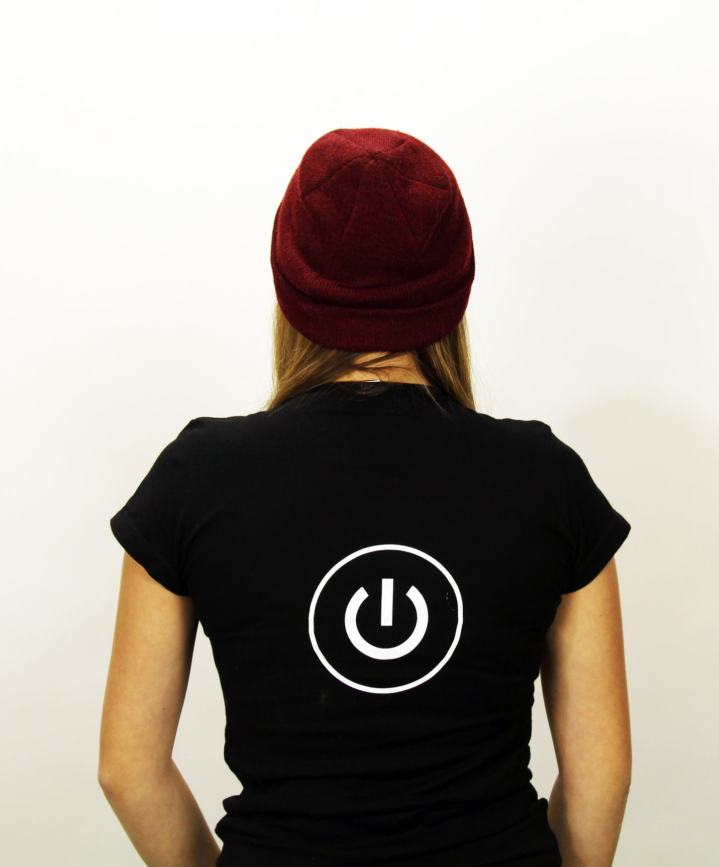 iCreate, Black Powerup T-Shirt (Mens & Ladies cuts)