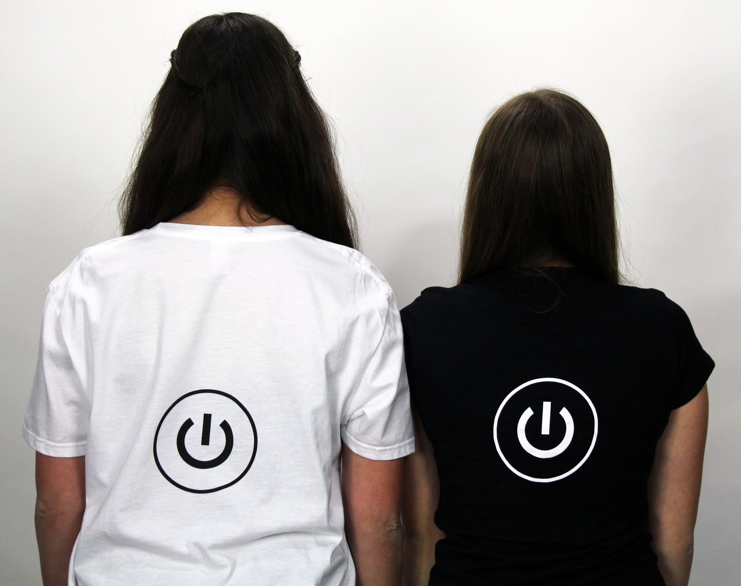iCreate, White Powerup T-Shirt (Mens & Ladies cuts)