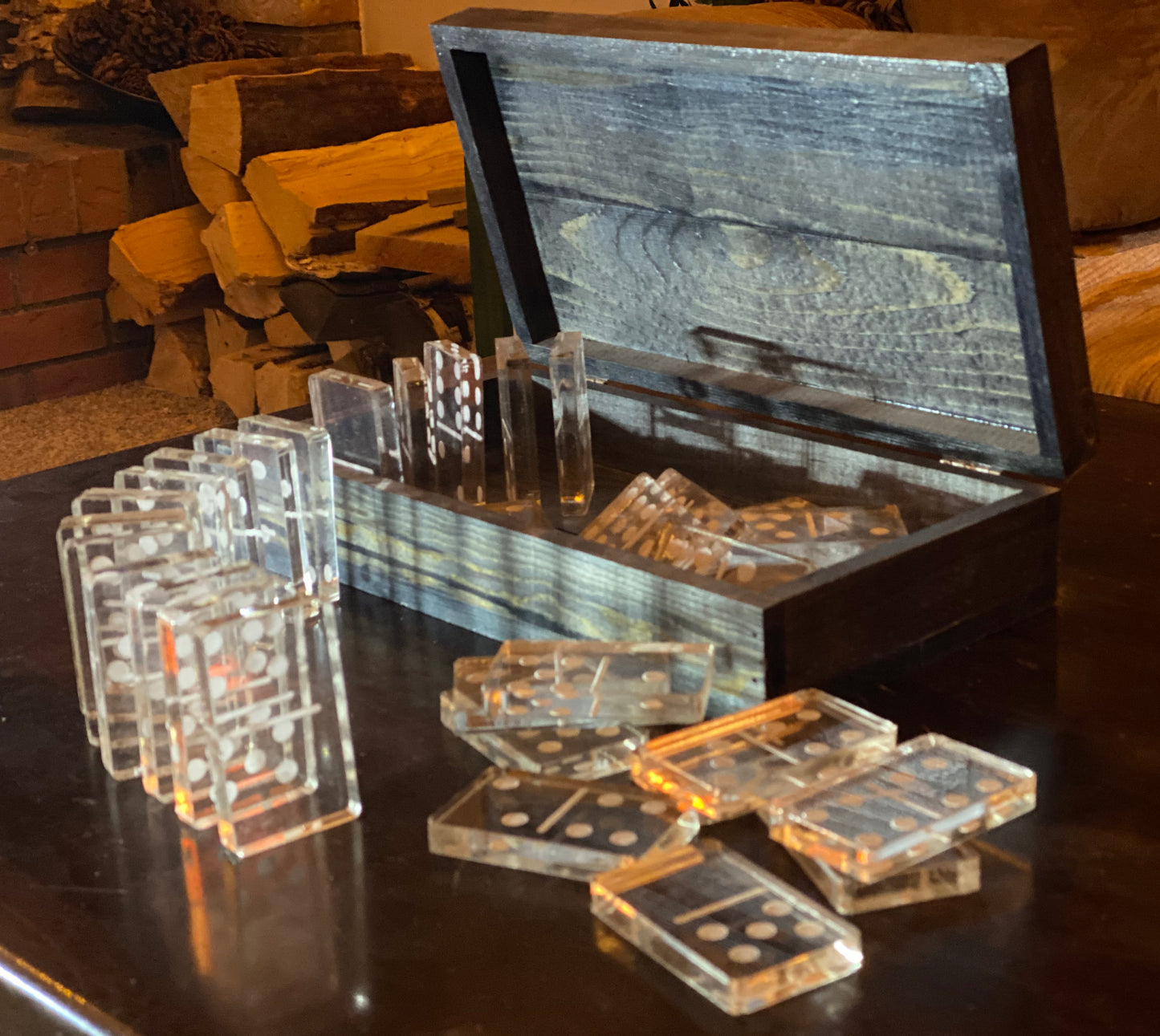 Antique Presentation Box, 10" x 5" x 1.75"