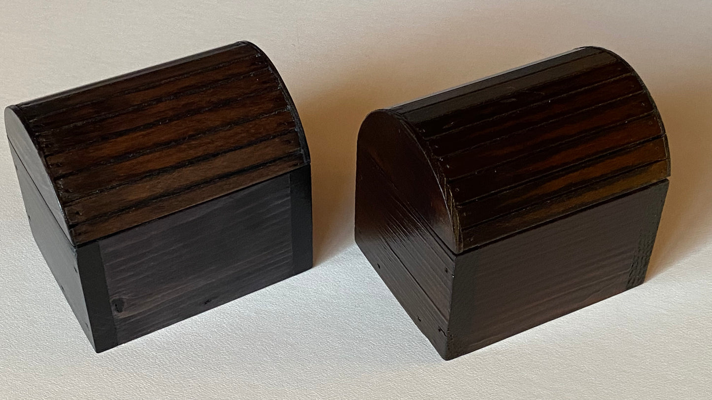 Micro Treasure Chest, 4" x 3" x 3.5"