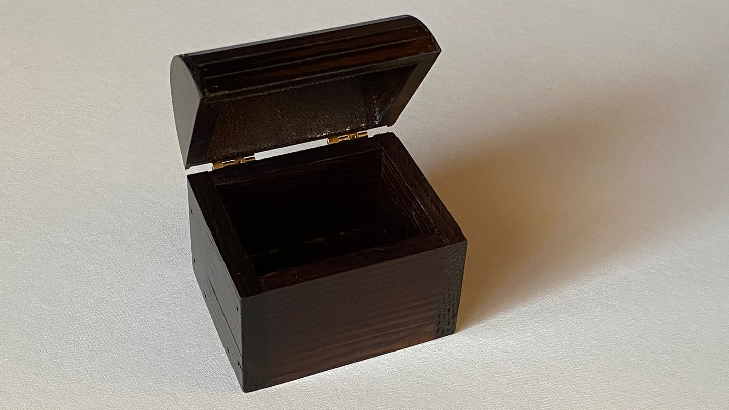Micro Treasure Chest, 4" x 3" x 3.5"