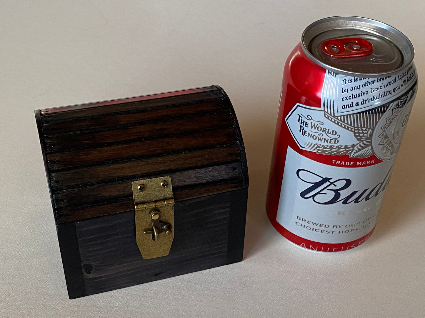 Micro Treasure Chest, 4" x 3" x 3.5"