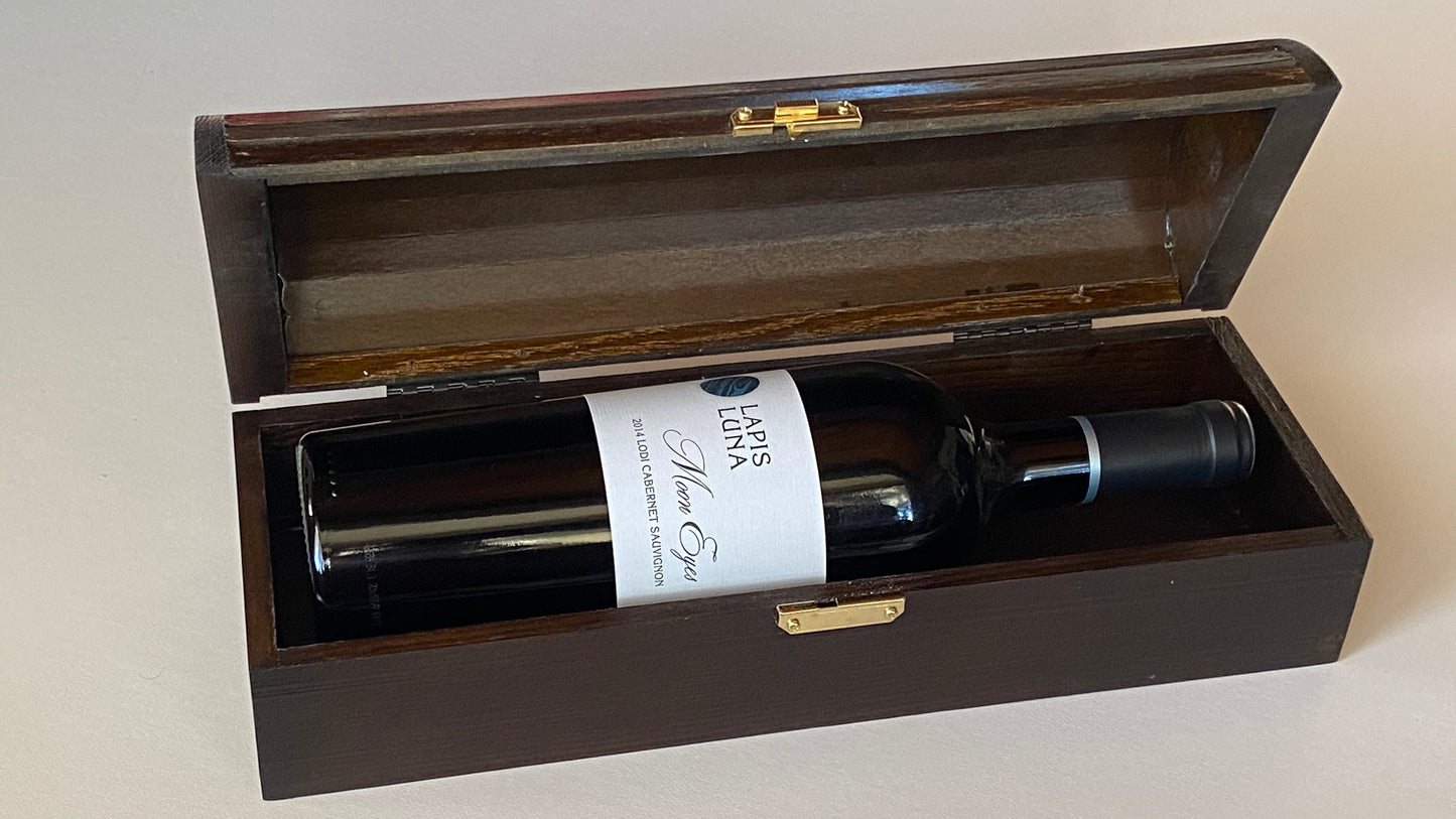 Wine Treasure Chest, 7.5" x 4.75" x 4.5"