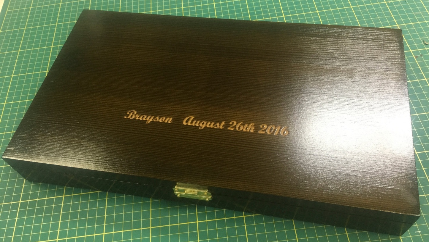 Add Box Text Engraving