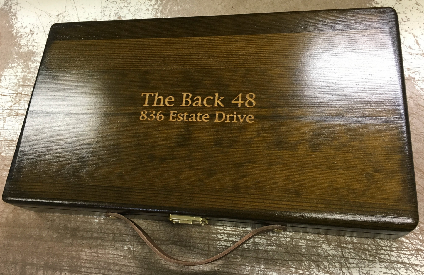 Add Box Text Engraving