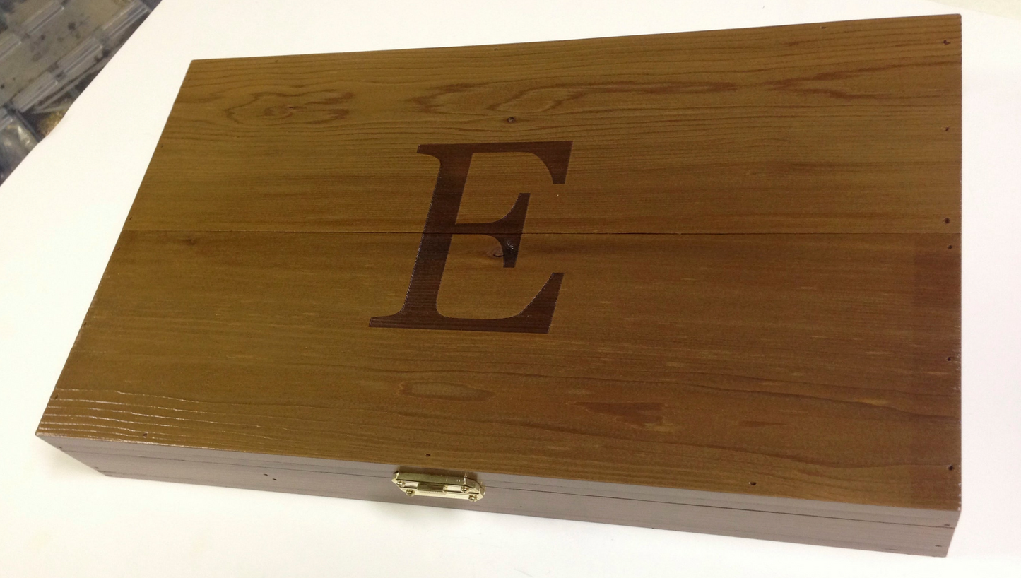 Add Box Text Engraving
