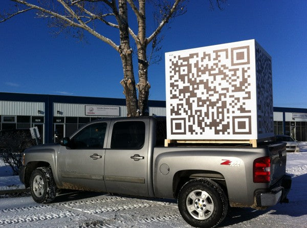 The QR-Cube Goes Mobile! The QR-Cube Truck!