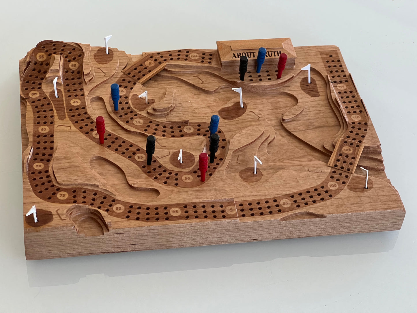 About Truth : Cribbage Board and Book