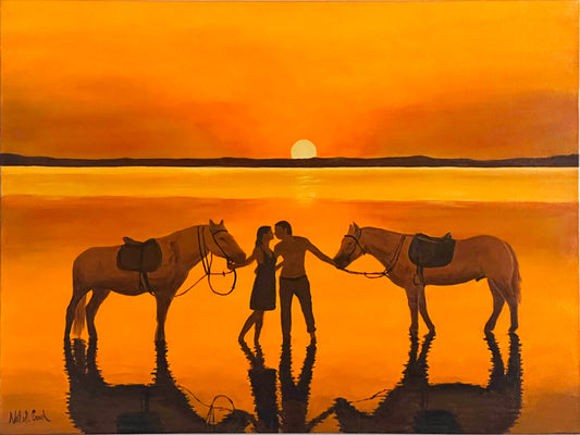 Perfect Sunset, Limited Edition Giclée on Canvas Print, 24" x 18"