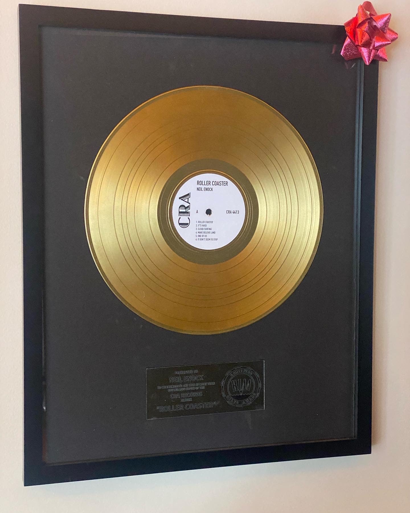 Personalized Gold Record