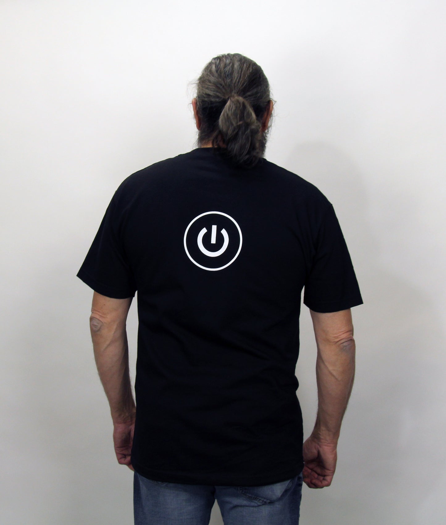 iCrazy, Black Powerup T-Shirt (Mens and Ladies cuts)